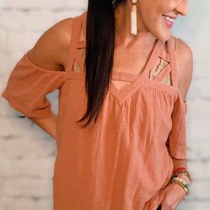 Flowy Shoulder Top